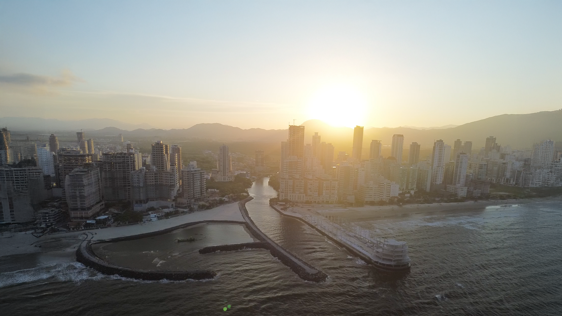 Vista aérea de Porto Belo